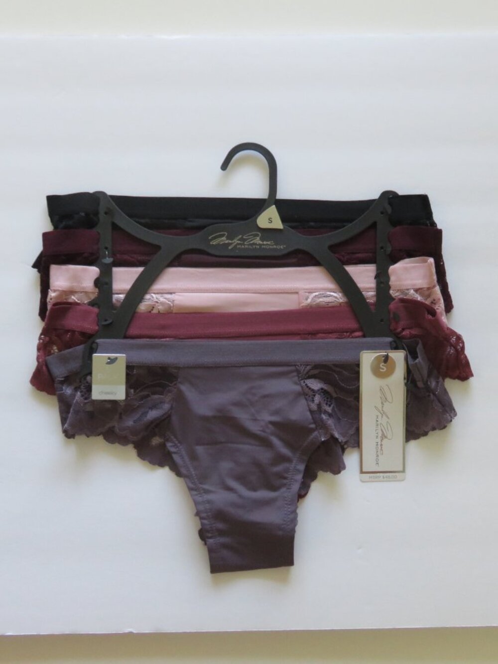 (#118) Marilyn Monroe Cheeky underwear panties 5 pairs